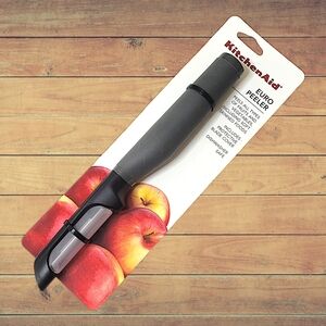 Kitchenaid Gray Silicone Handle Euro Peeler With Protective Blade Cover - NWT